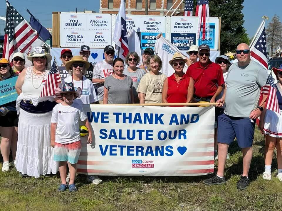 Scott County Democrats at a community event